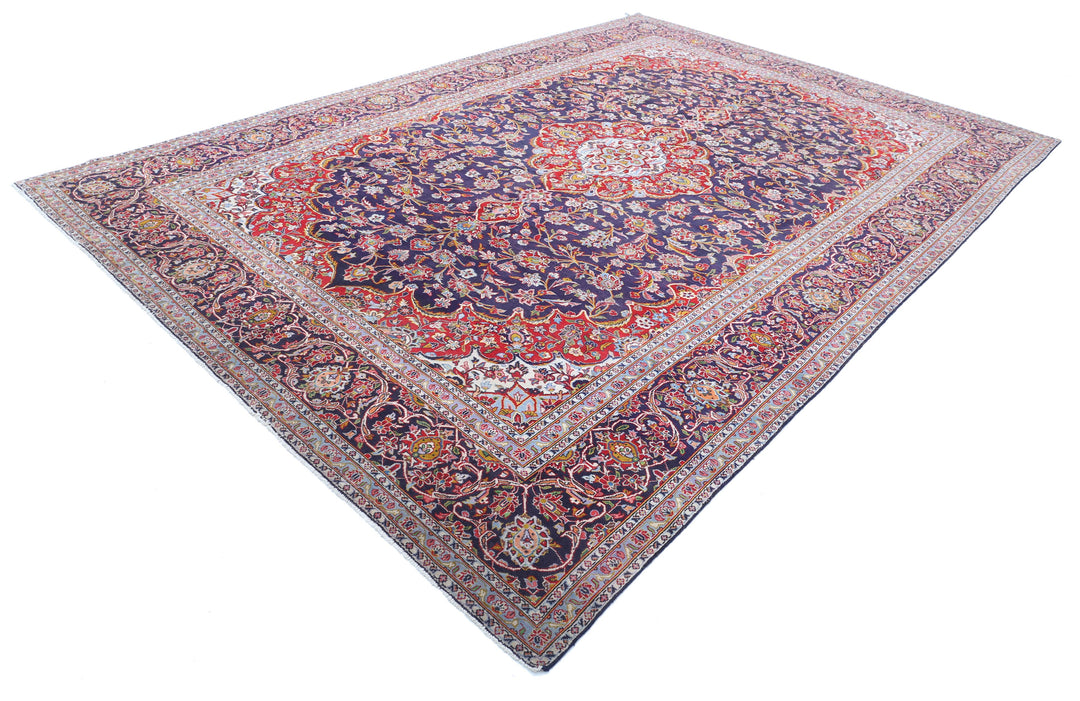 Kashan 9’ 0″ x 13’ 2″ - No. AV99581 - ALRUG Rug Store