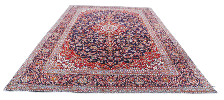 Kashan 9’ 0″ x 13’ 2″ - No. AV99581 - ALRUG Rug Store