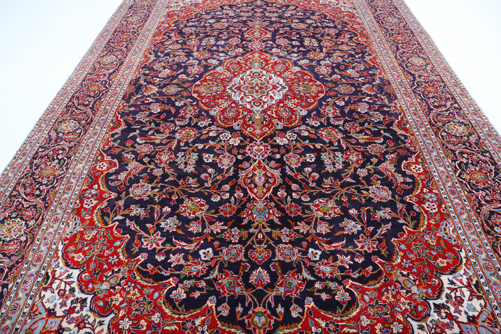 Kashan 9’ 0″ x 13’ 2″ - No. AV99581 - ALRUG Rug Store