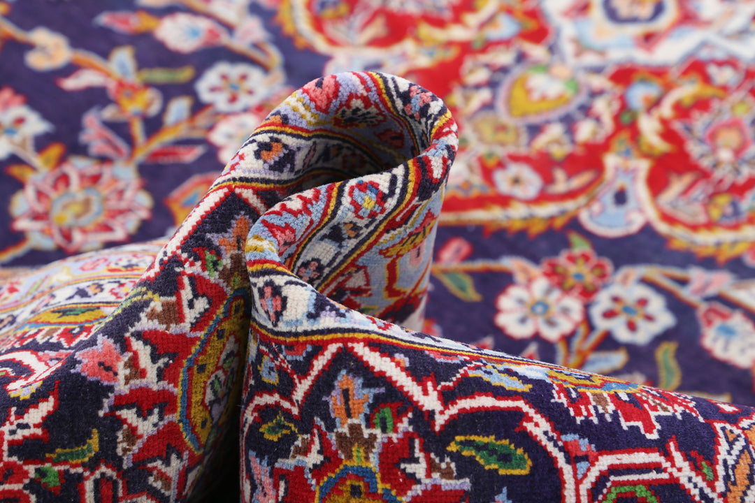 Kashan 9’ 0″ x 13’ 2″ - No. AV99581 - ALRUG Rug Store