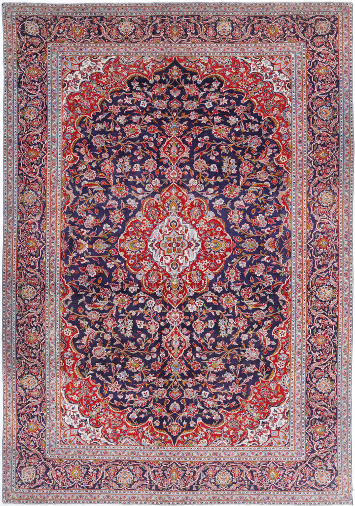 Kashan 9’ 0″ x 13’ 2″ - No. AV99581 - ALRUG Rug Store