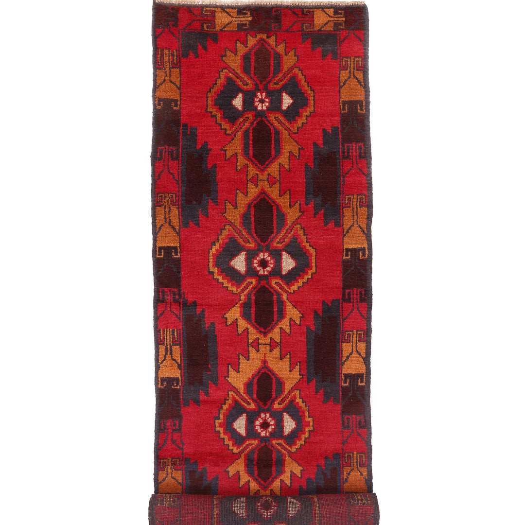 Baluchi Runner 2' 4 x 9' 1 (ft) - No. AL39566 - ALRUG Rug Store