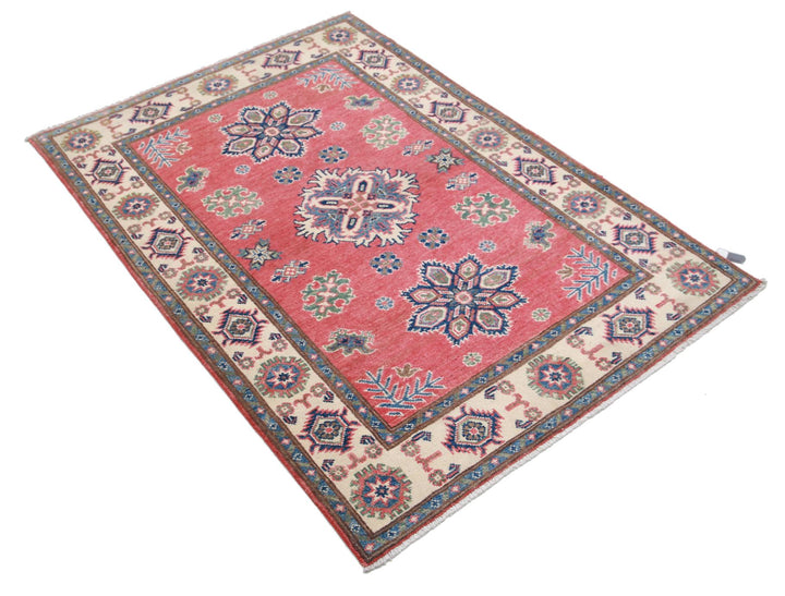 Kazak 3’ 4″ x 4’ 7″ - No. AV74690 - ALRUG Rug Store