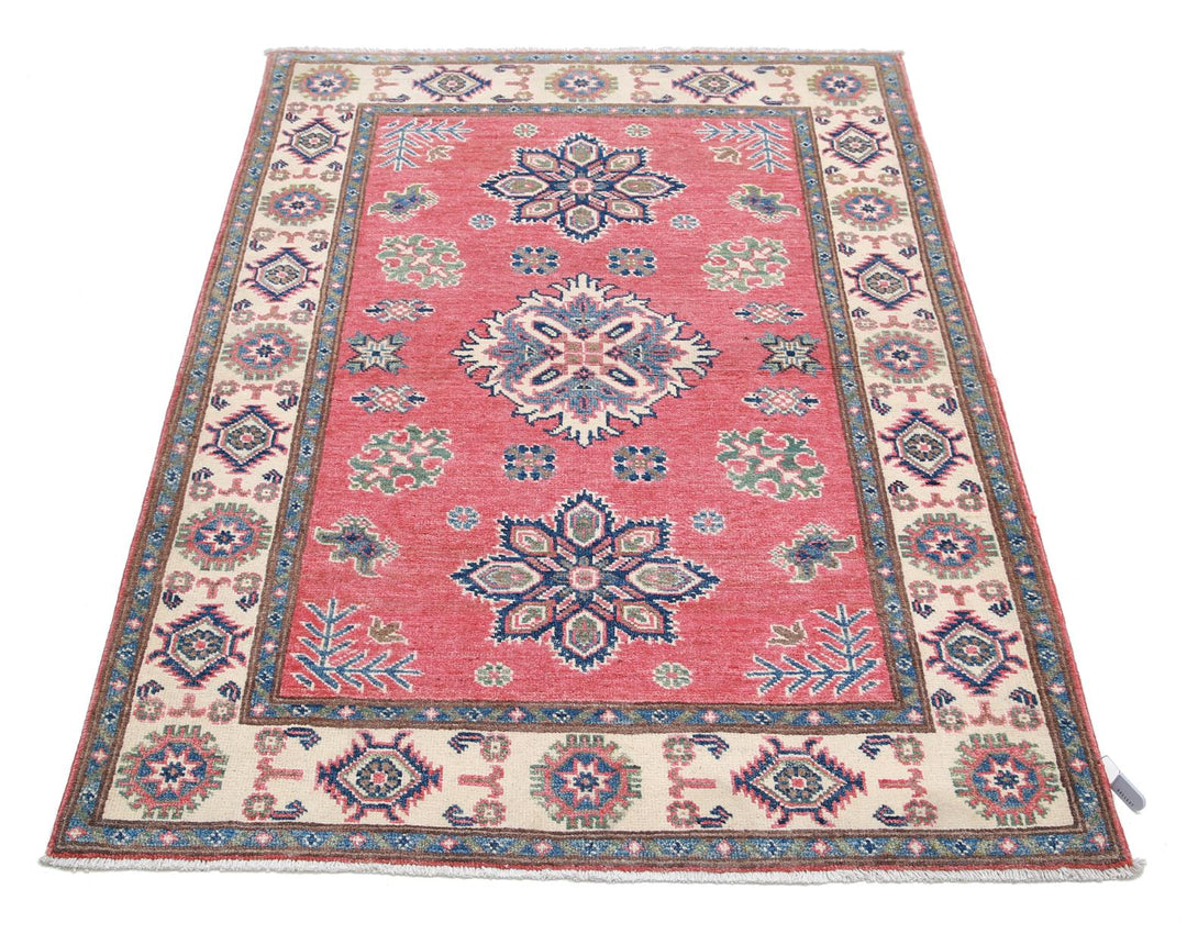 Kazak 3’ 4″ x 4’ 7″ - No. AV74690 - ALRUG Rug Store