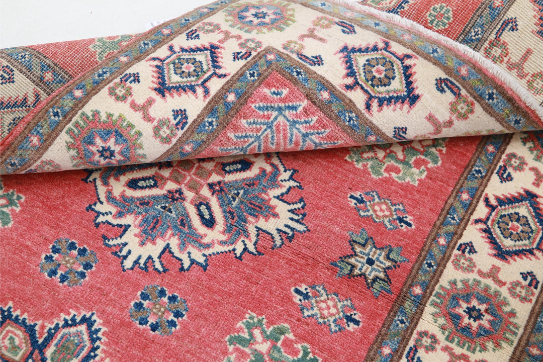 Kazak 3’ 4″ x 4’ 7″ - No. AV74690 - ALRUG Rug Store