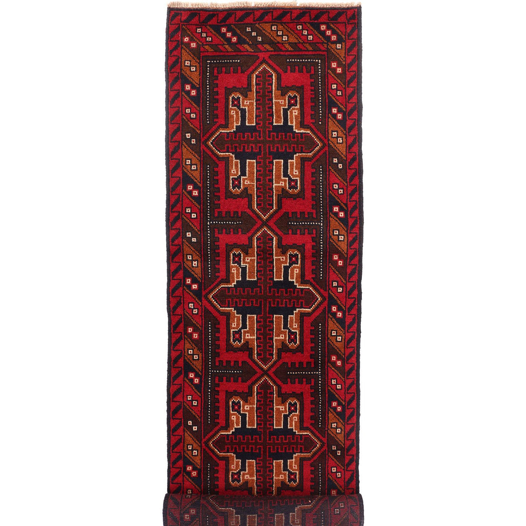 Baluchi Runner 2' 2 x 9' 6 (ft) - No. AL42643 - ALRUG Rug Store