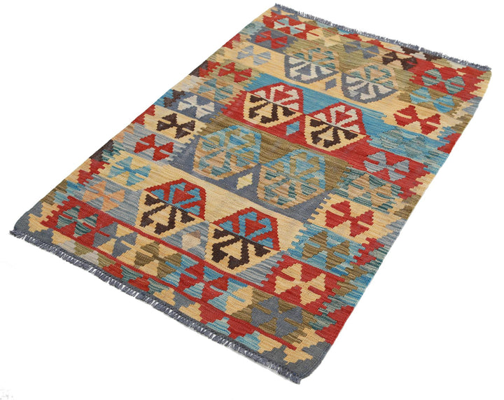Kilim 2’ 9″ x 4’ 1″ - No. AV28002 - ALRUG Rug Store