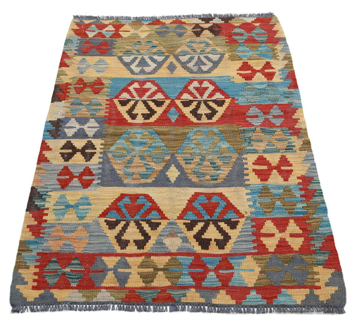 Kilim 2’ 9″ x 4’ 1″ - No. AV28002 - ALRUG Rug Store