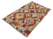 Kilim 3’ 2″ x 5’ 2″ - No. AV81496 - ALRUG Rug Store