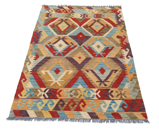 Kilim 3’ 2″ x 5’ 2″ - No. AV81496 - ALRUG Rug Store