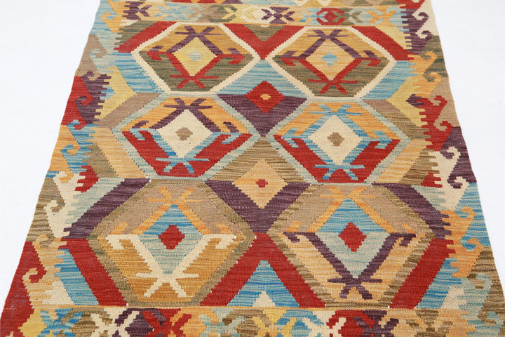 Kilim 3’ 2″ x 5’ 2″ - No. AV81496 - ALRUG Rug Store