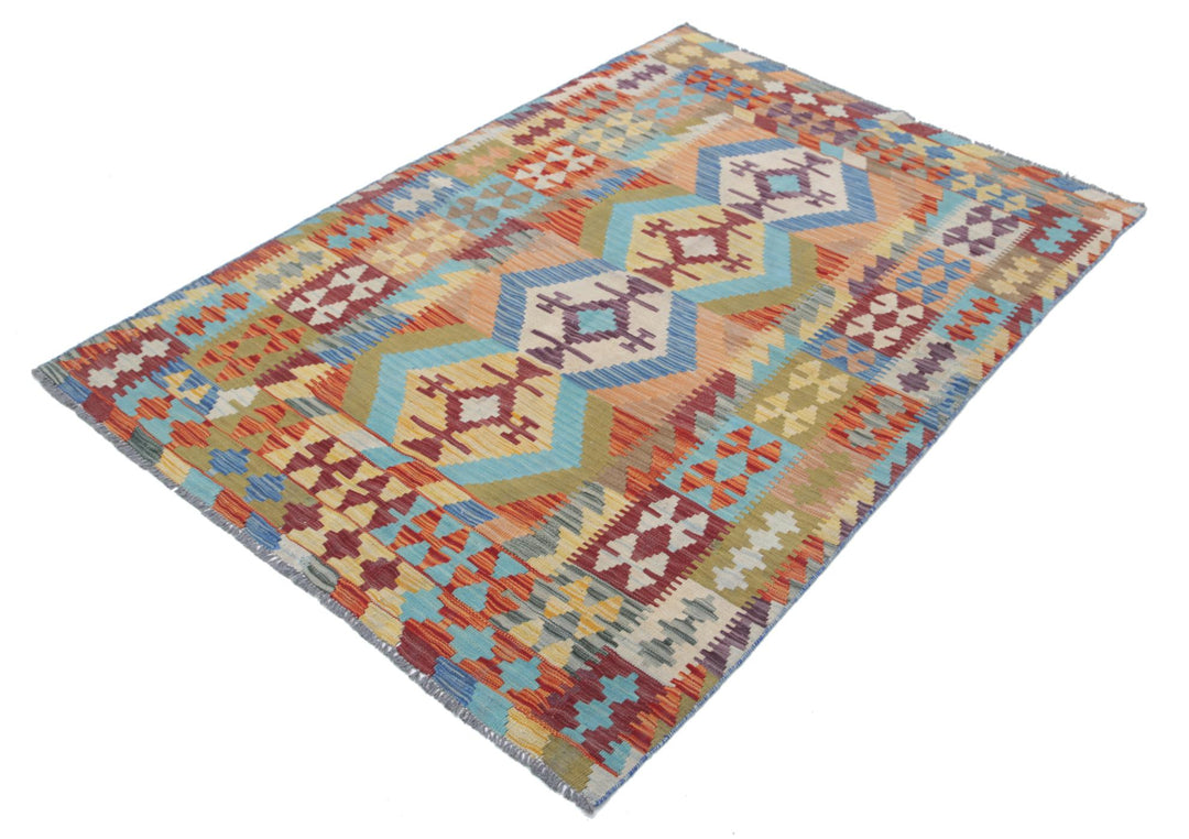 Kilim 4’ 0″ x 5’ 9″ - No. AV48225 - ALRUG Rug Store