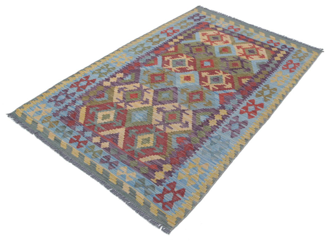 Kilim 4’ 0″ x 6’ 2″ - No. AV11068 - ALRUG Rug Store