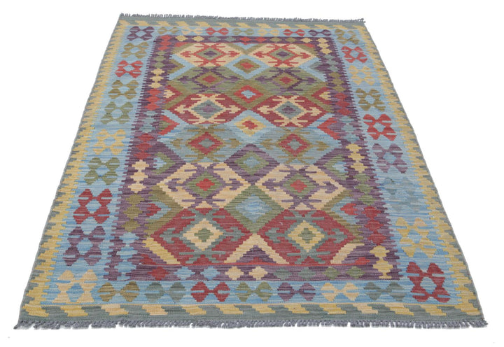 Kilim 4’ 0″ x 6’ 2″ - No. AV11068 - ALRUG Rug Store