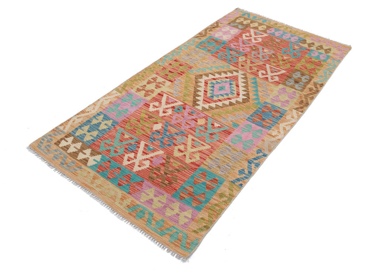 Kilim 3’ 2″ x 6’ 5″ - No. AV87994 - ALRUG Rug Store