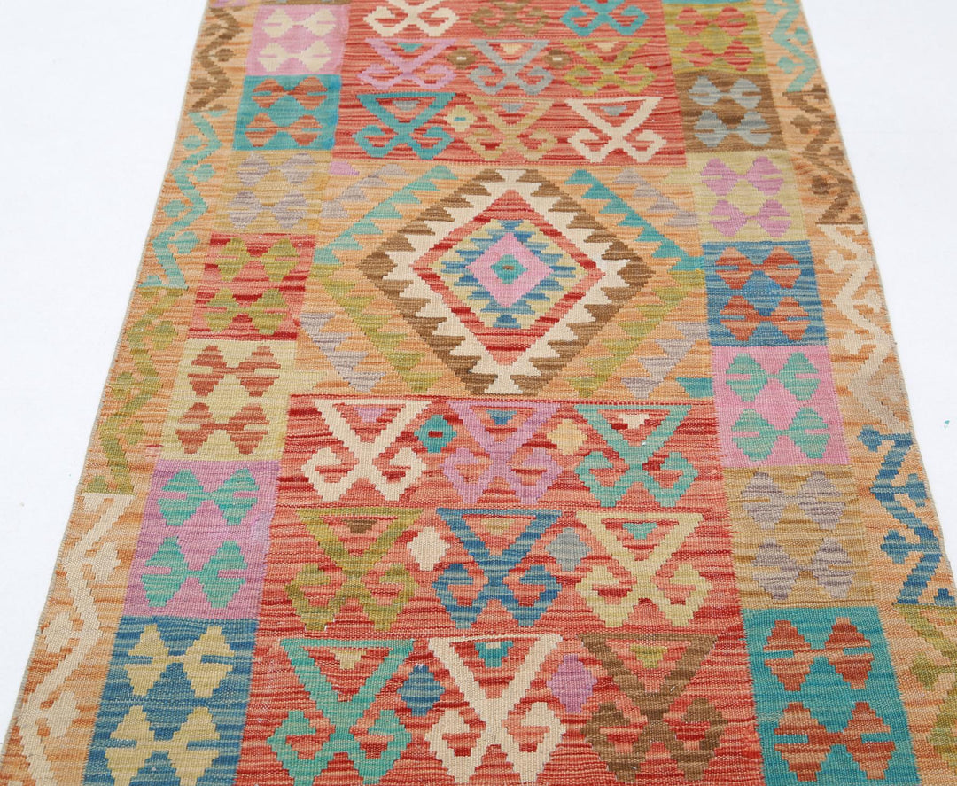 Kilim 3’ 2″ x 6’ 5″ - No. AV87994 - ALRUG Rug Store
