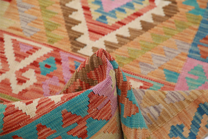 Kilim 3’ 2″ x 6’ 5″ - No. AV87994 - ALRUG Rug Store