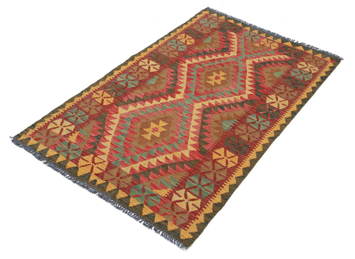 Kilim 3’ 1″ x 4’ 9″ - No. AV14190 - ALRUG Rug Store