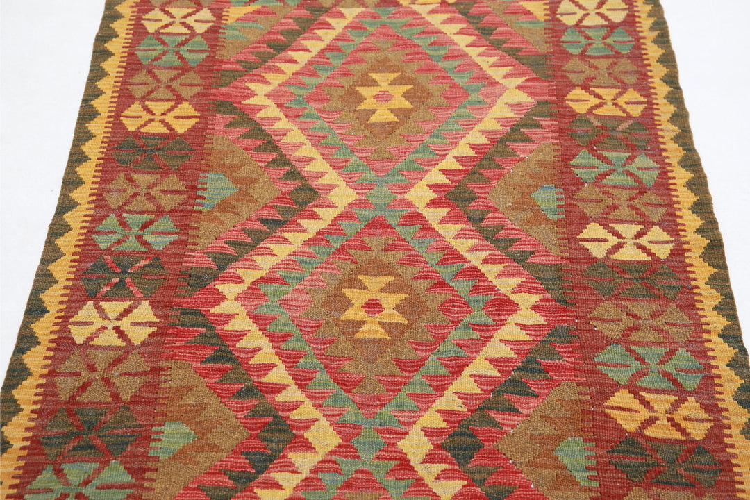 Kilim 3’ 1″ x 4’ 9″ - No. AV14190 - ALRUG Rug Store