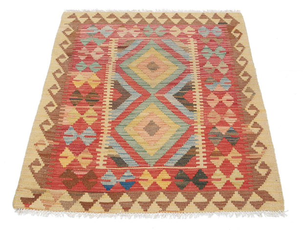 Kilim 2’ 8″ x 3’ 4″ - No. AV87383 - ALRUG Rug Store