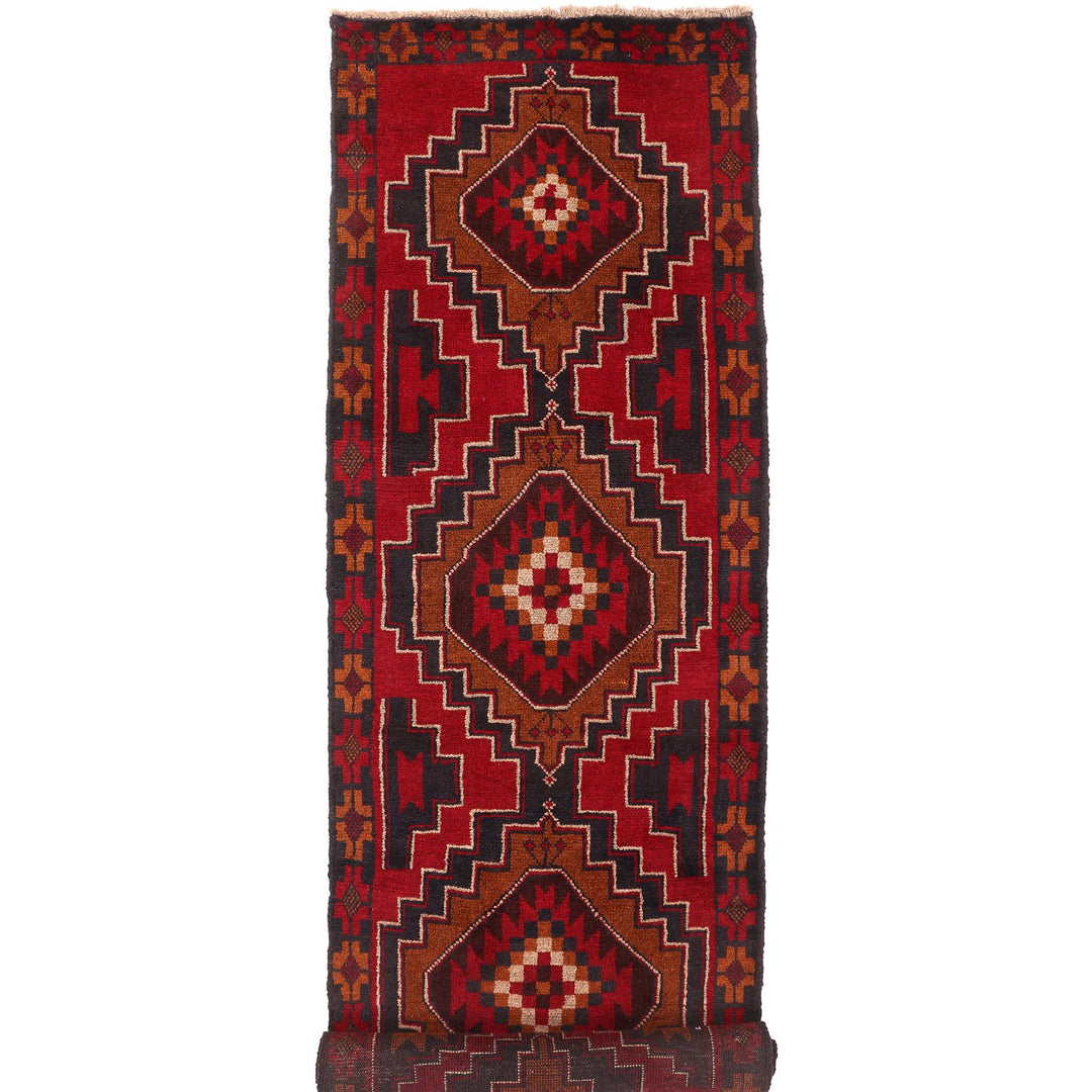 Baluchi Runner 2' 4 x 9' 1 (ft) - No. AL36935 - ALRUG Rug Store