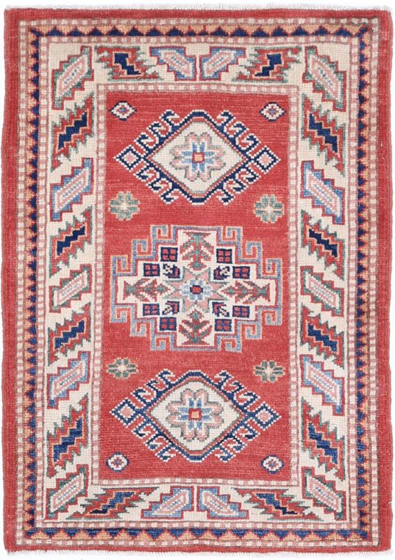 Kazak 2’ 0″ x 2’ 10” - No. AV16662 - ALRUG Rug Store