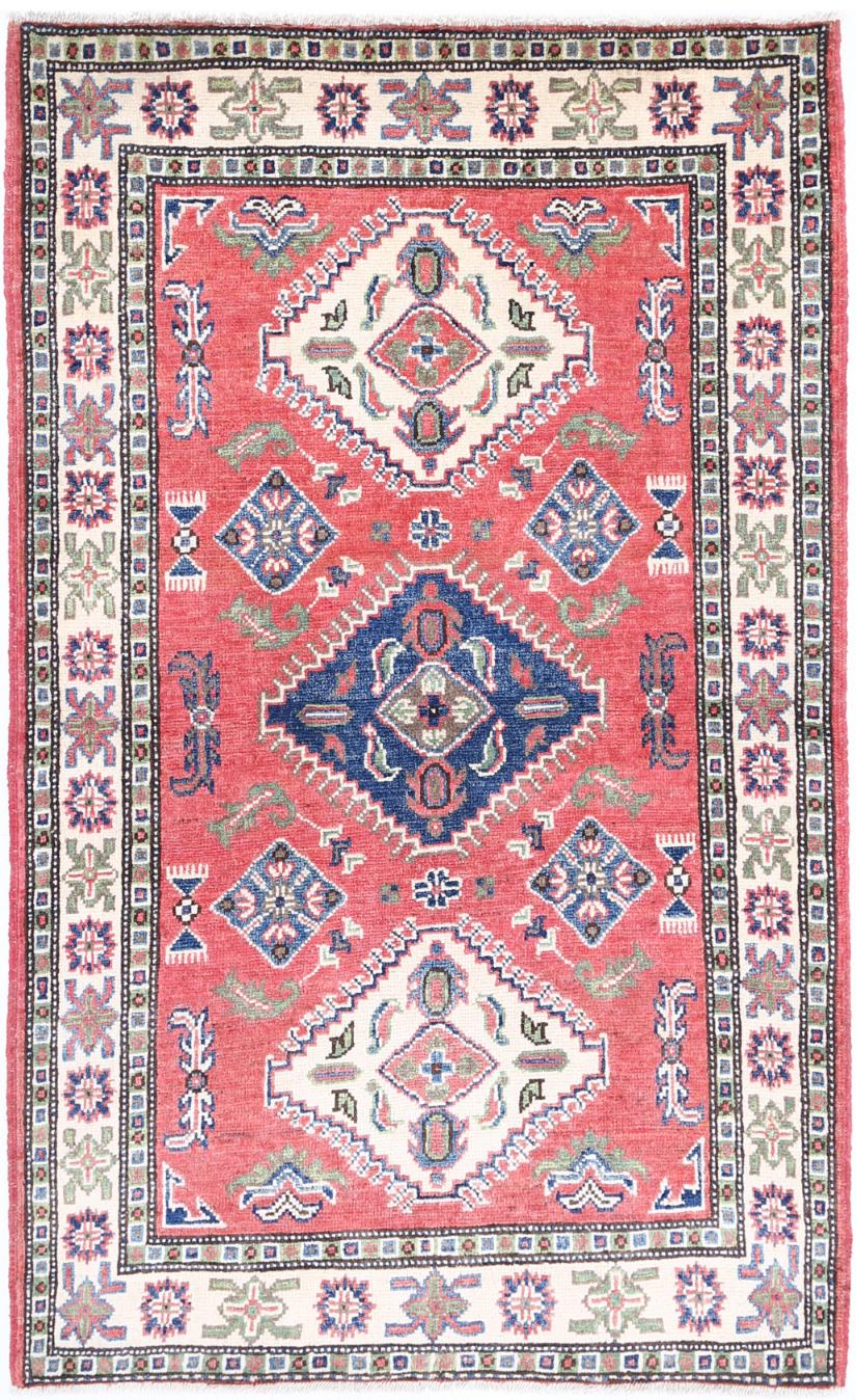 Kazak 3’ 0″ x 5’ 0″ - No. AV30833 - ALRUG Rug Store