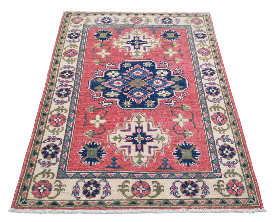 Kazak 3’ 2″ x 4’ 8″ - No. AV50899 - ALRUG Rug Store