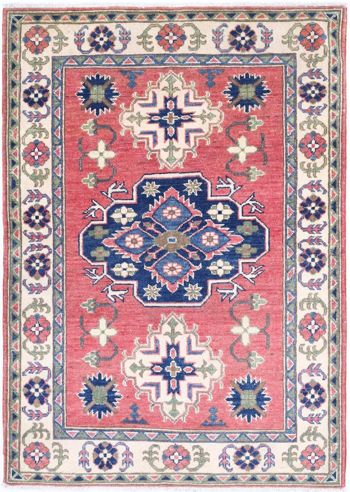 Kazak 3’ 2″ x 4’ 8″ - No. AV50899 - ALRUG Rug Store