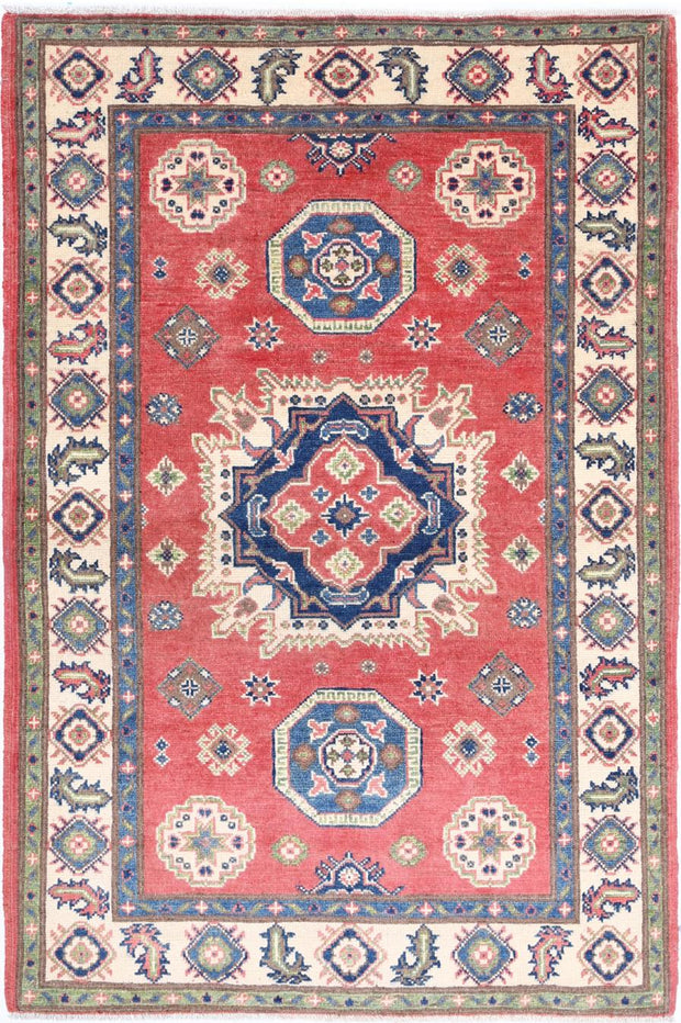 Kazak 3’ 3″ x 4’ 10” - No. AV33981 - ALRUG Rug Store