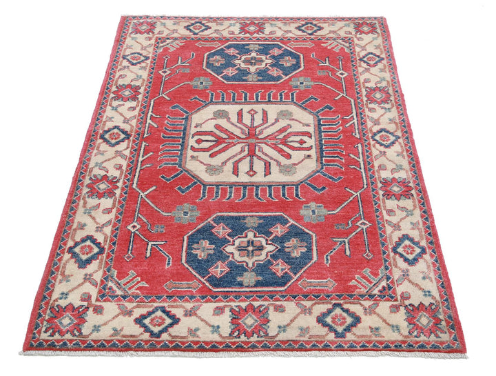 Kazak 3’ 3″ x 4’ 8″ - No. AV48035 - ALRUG Rug Store