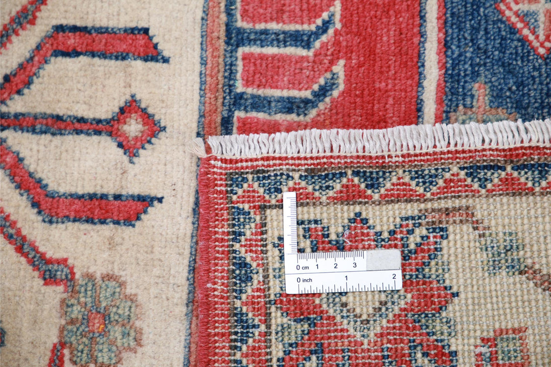 Kazak 3’ 3″ x 4’ 8″ - No. AV48035 - ALRUG Rug Store