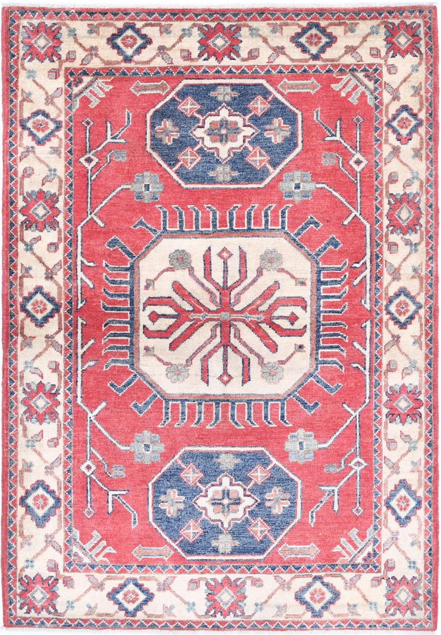 Kazak 3’ 3″ x 4’ 8″ - No. AV48035 - ALRUG Rug Store