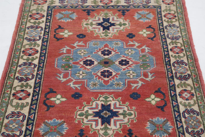 Kazak 2’ 10” x 4’ 0″ - No. AV17701 - ALRUG Rug Store