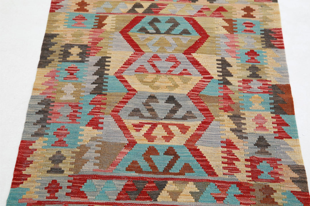 Kilim 2’ 7″ x 4’ 3″ - No. AV88454 - ALRUG Rug Store