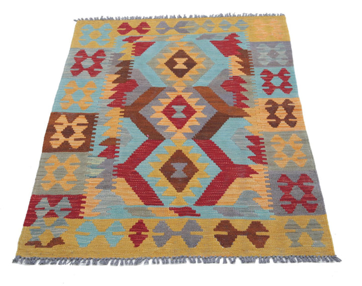 Kilim 2’ 8″ x 4’ 0″ - No. AV10086 - ALRUG Rug Store