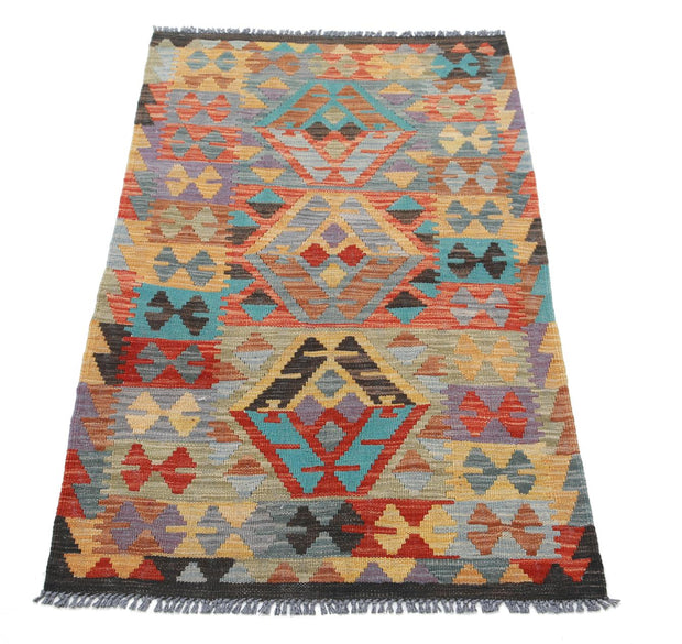 Kilim 2’ 6″ x 4’ 1″ - No. AV63707 - ALRUG Rug Store