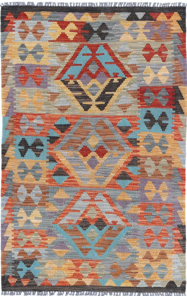 Kilim 2’ 6″ x 4’ 1″ - No. AV63707 - ALRUG Rug Store