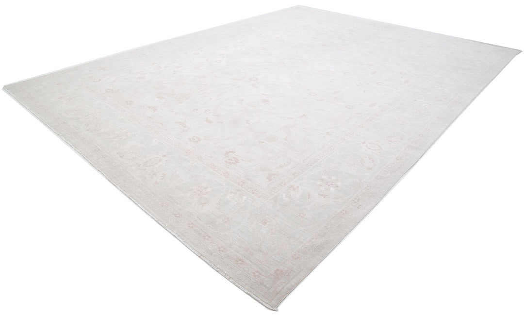 Ivory Afghan Ariana Rug 12'0" x 16'0" Hand-Knotted view