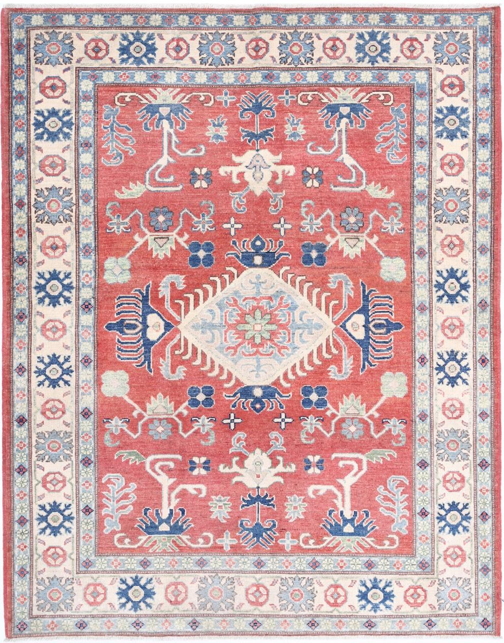 Kazak 5’ 0″ x 6’ 4″ - No. AV42869 - ALRUG Rug Store