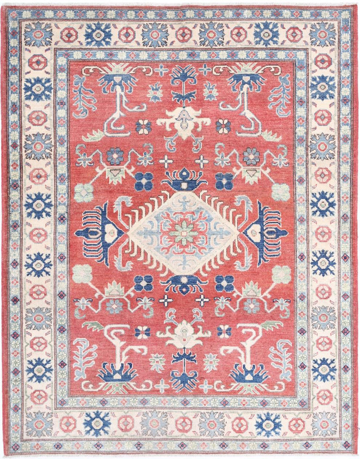 Kazak 5’ 0″ x 6’ 4″ - No. AV42869 - ALRUG Rug Store