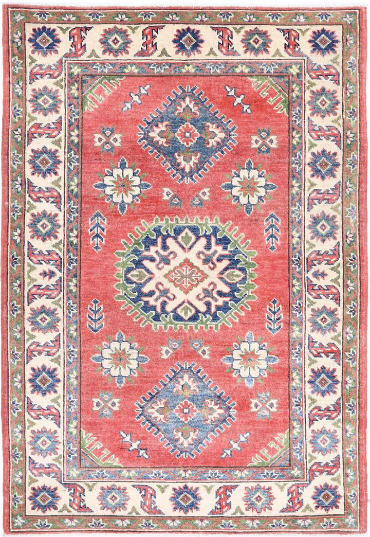 Kazak 3’ 3″ x 4’ 10” - No. AV26024 - ALRUG Rug Store