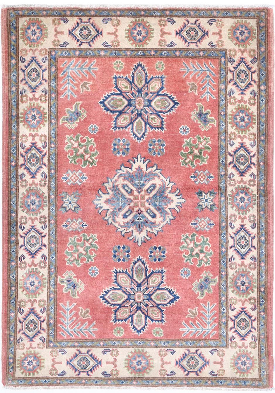 Kazak 3’ 3″ x 4’ 9″ - No. AV24597 - ALRUG Rug Store
