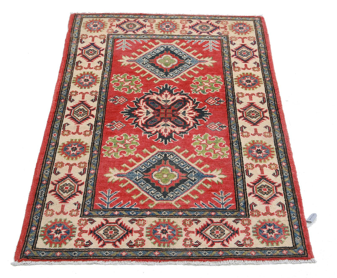 Kazak 2’ 8″ x 4’ 0″ - No. AV96713 - ALRUG Rug Store