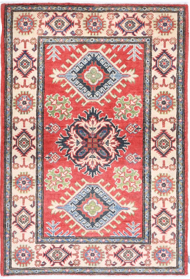 Kazak 2’ 8″ x 4’ 0″ - No. AV96713 - ALRUG Rug Store
