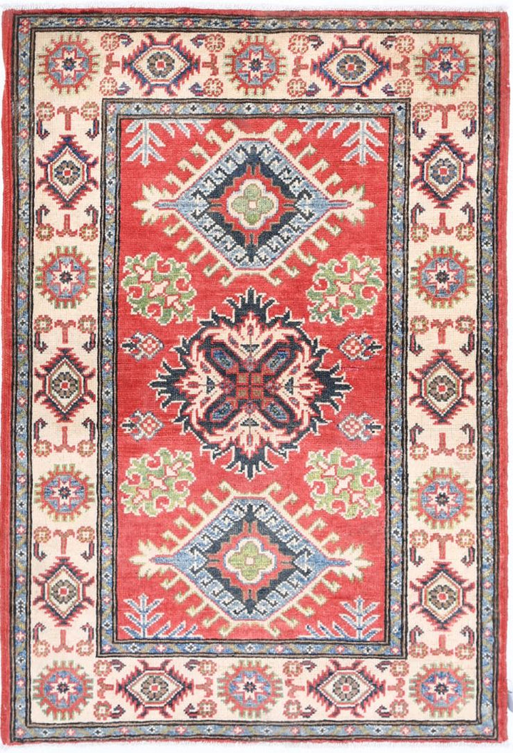 Kazak 2’ 8″ x 4’ 0″ - No. AV96713 - ALRUG Rug Store