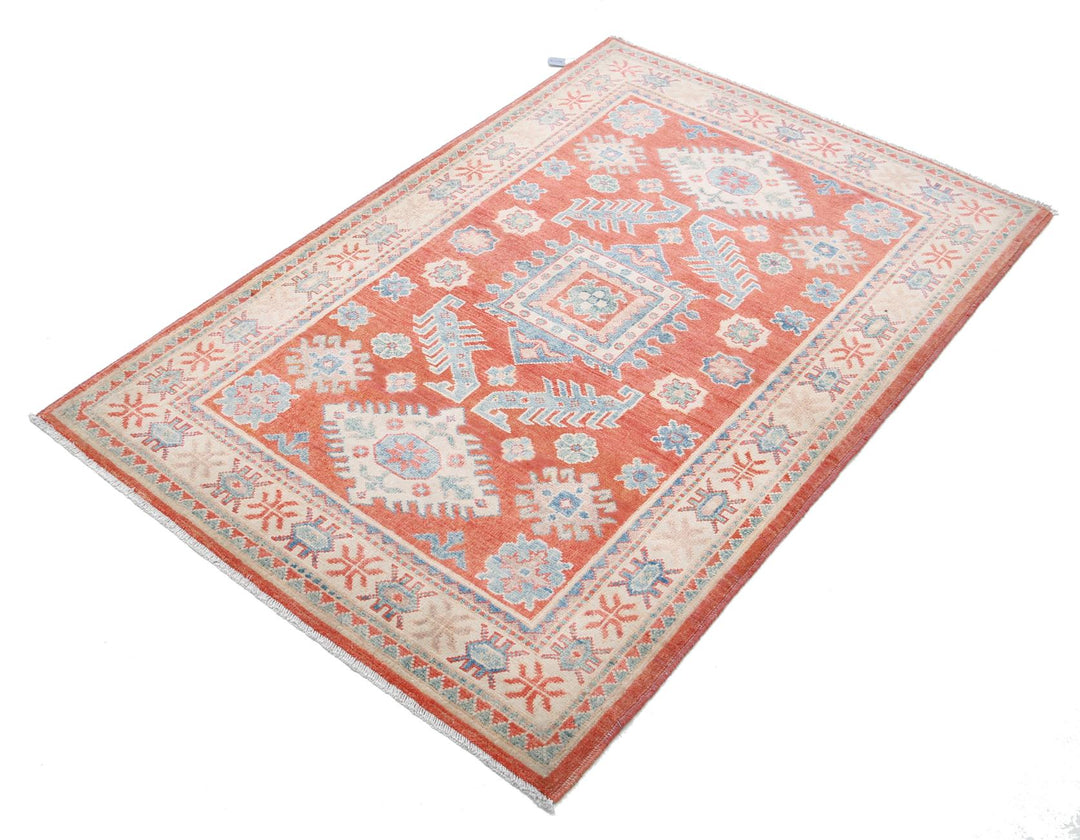Kazak 3’ 3″ x 4’ 10” - No. AV47060 - ALRUG Rug Store