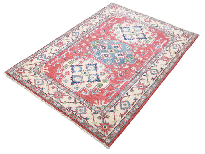 Kazak 3’ 6″ x 4’ 11” - No. AV61245 - ALRUG Rug Store