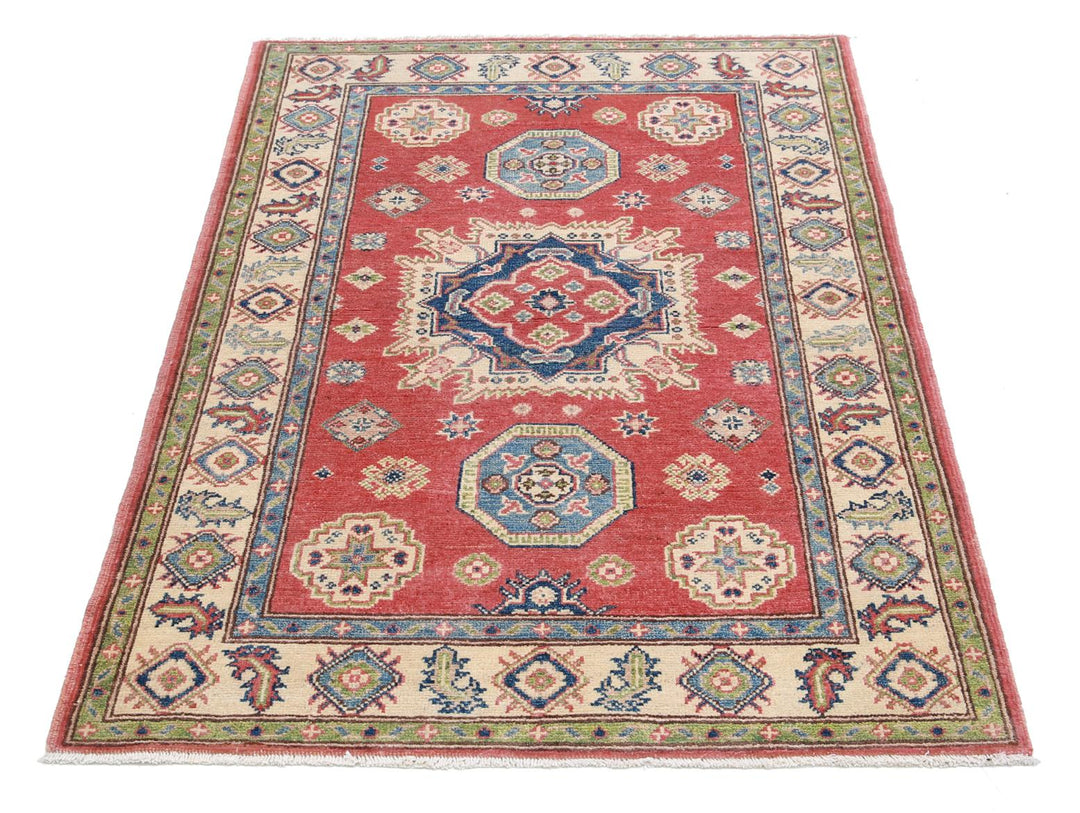 Kazak 3’ 3″ x 4’ 9″ - No. AV38167 - ALRUG Rug Store