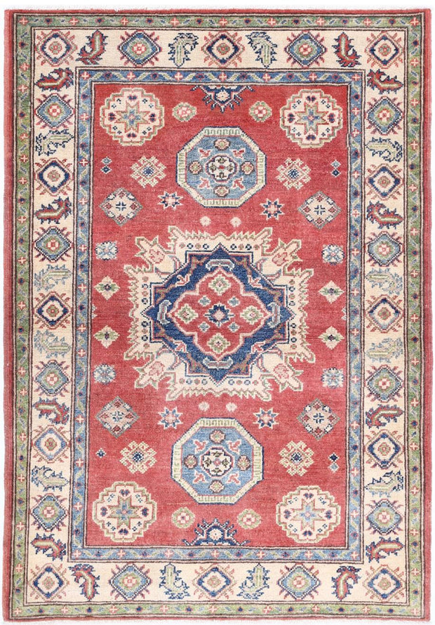 Kazak 3’ 3″ x 4’ 9″ - No. AV38167 - ALRUG Rug Store